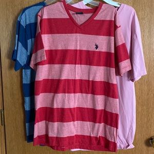 3-Mens U.S. Polo shirts